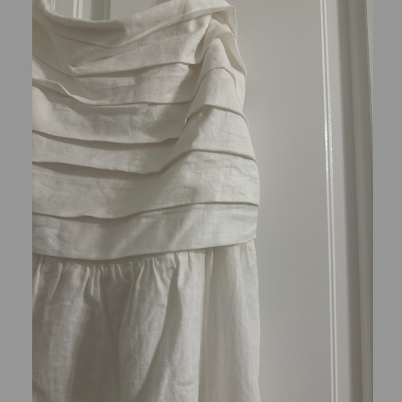 Gap "New Off-White" Linen-Blend Midi Dress NWT - Picture 7 of 8